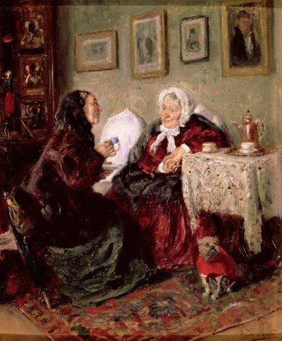 Tete-a-Tete, 1909 von Vladimir Egorovic Makovsky